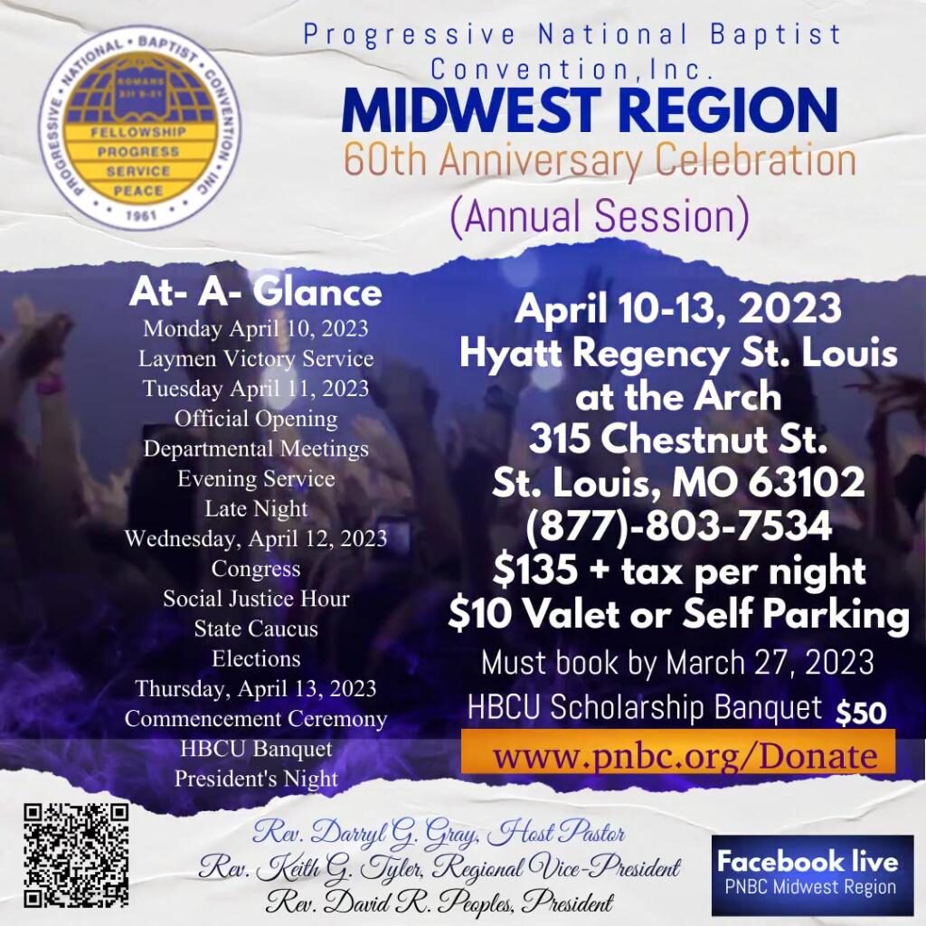 PNBC Midwest Region 60th Anniversary Celebration (Annual Session)