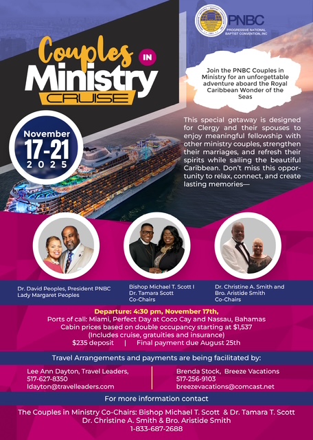 PNBC Couples in Ministry 2025 Caribbean Cruise