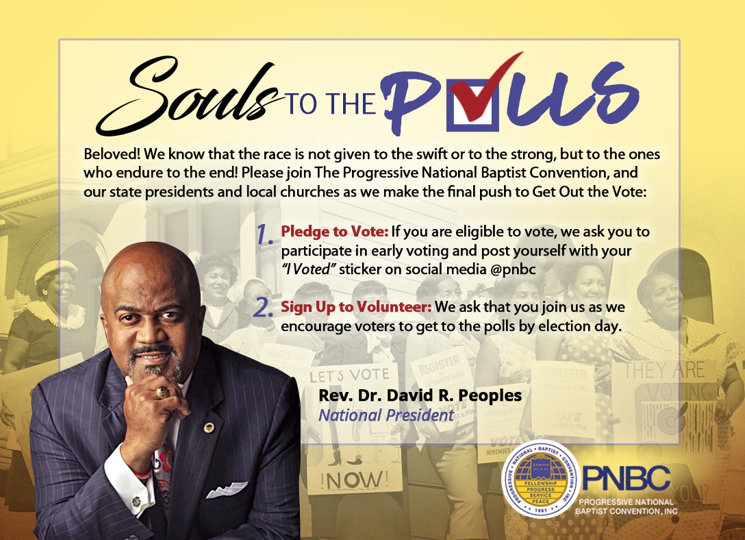 2024 Souls to the Polls promo flyer