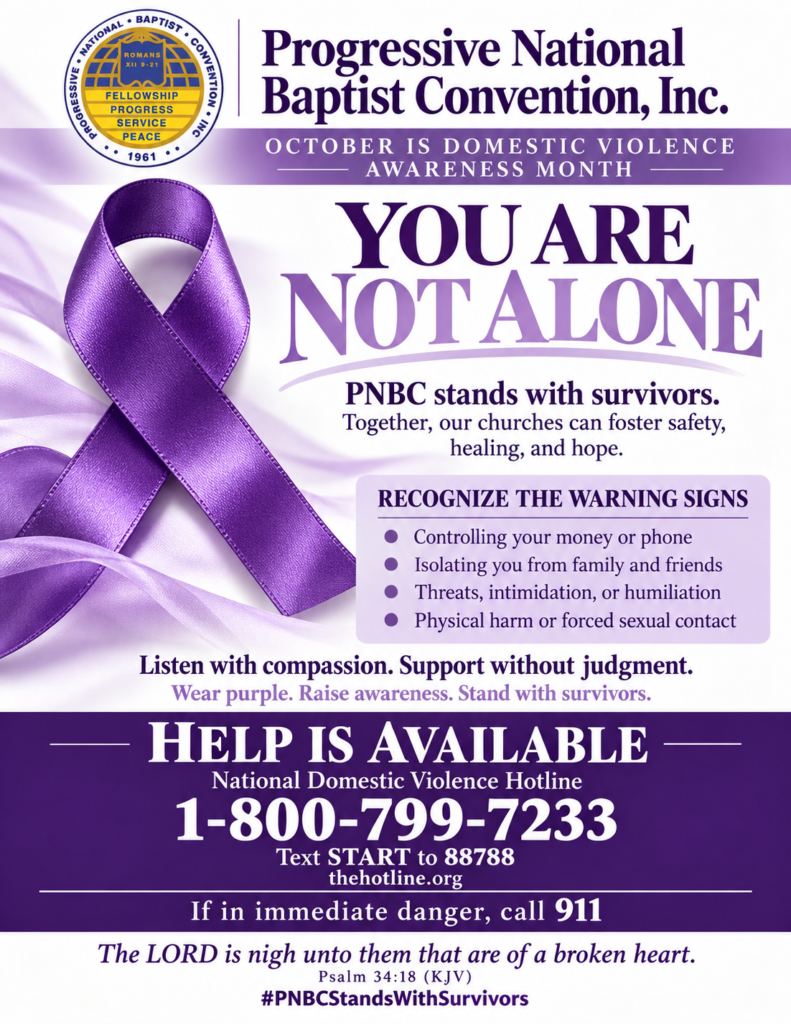 PNBC Supports Domestic Violence Awareness Month